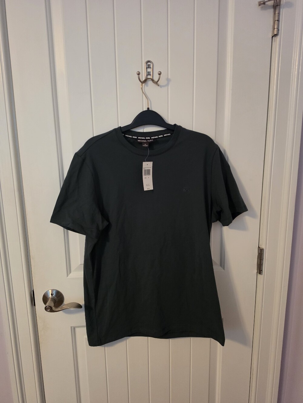 NWT Michael Kors Spuce Green Short Sleeve Tee Mens Medium